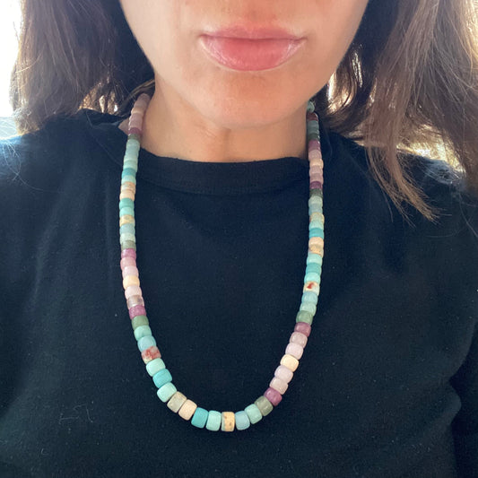 Water Nymph • Gemstone Beaded Necklace