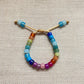 Technicolor Majik, Adjustable Gemstone Beaded Bracelets
