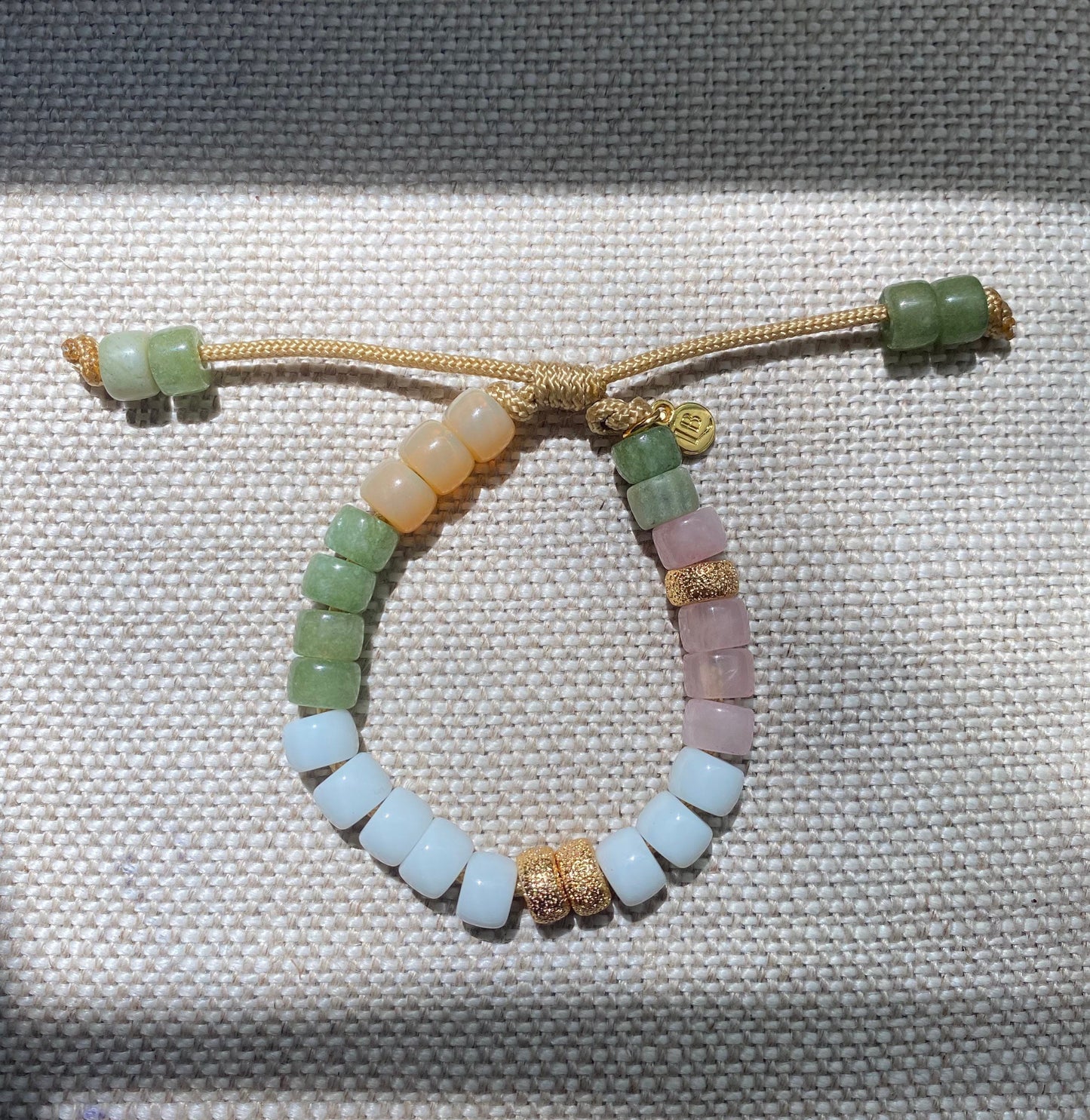 The Daintree • Natural Gemstone Beaded Bracelet with Signature Tassels