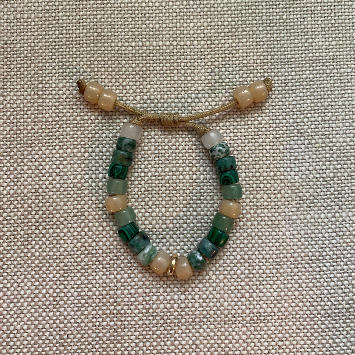 Skinny Minny • Henry Reese Gemstone Bracelet with Skinny 14k Gold Bead