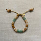 The Eucalyptus, Forte Bead Gemstone Bracelet