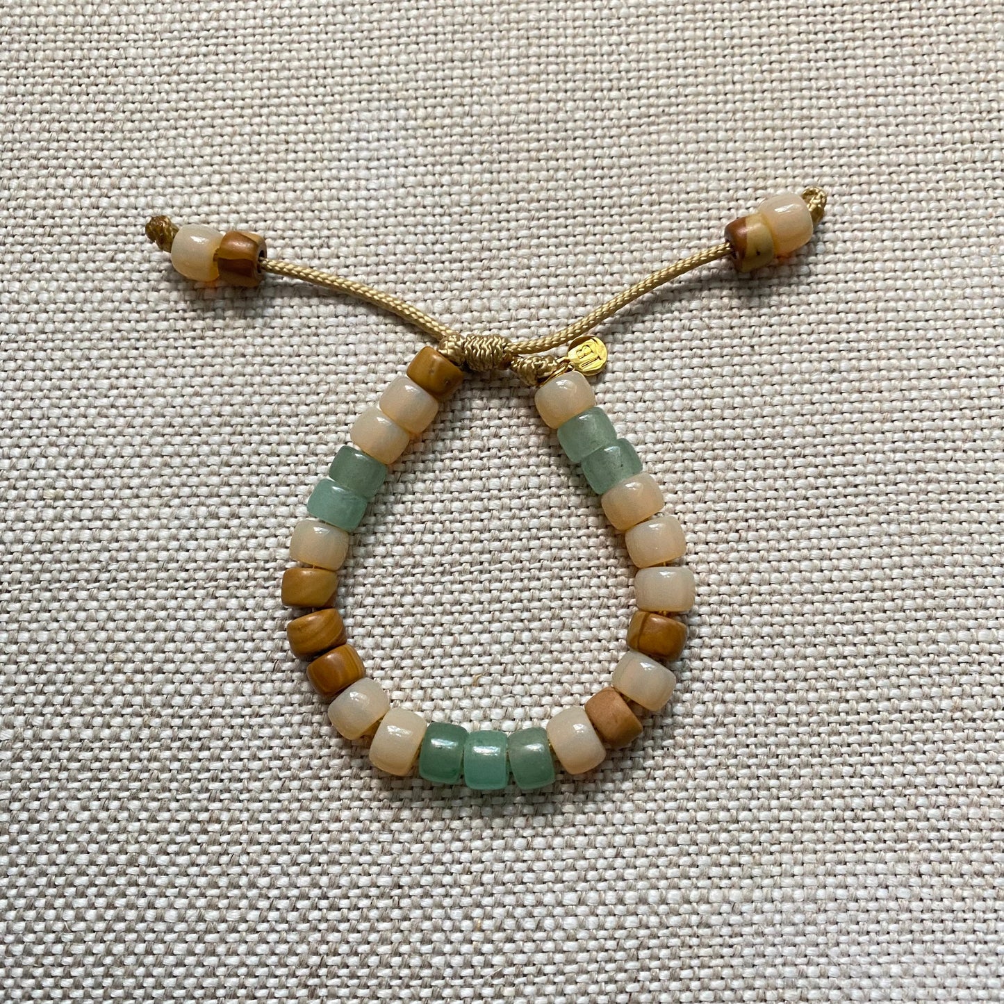 The Eucalyptus, Forte Bead Gemstone Bracelet