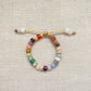 Laurel, Gemstone Pony Bead Bracelet, Gold & Rose Gold Plated Spacers