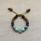 The Patagonia • Gemstone Beaded Bracelet • Adjustable